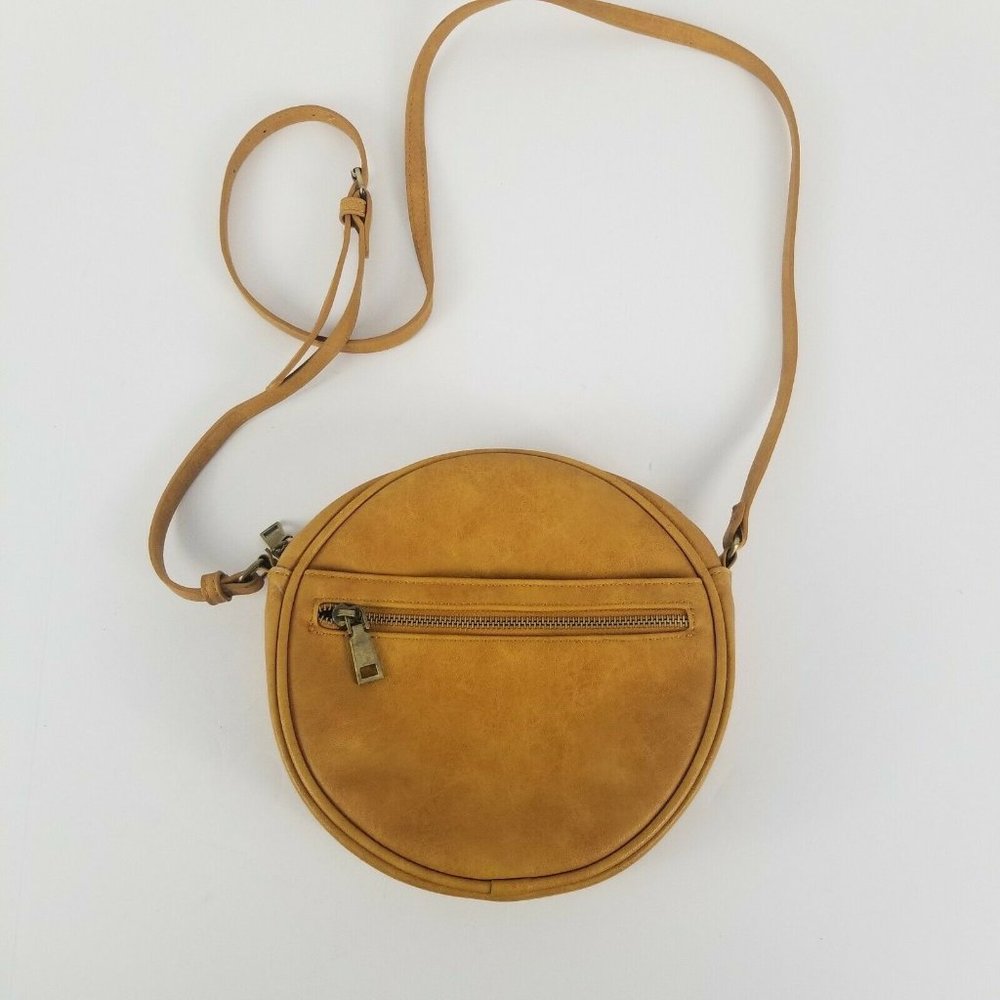 Antik Craft Banjo Purse/Sidebag Mustard Yellow